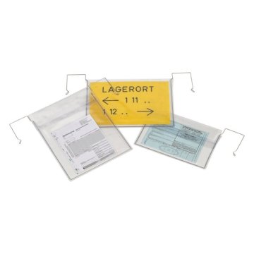 Drahtbügeltaschen als Informationsträger einfach anzuwenden