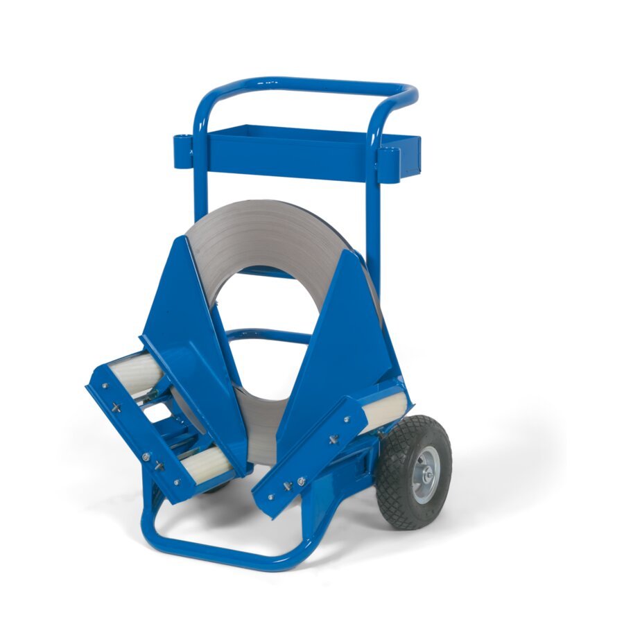 Neben PP- und PET- auch fr den Einsatz von Stahl-Umreifungsband geeignet