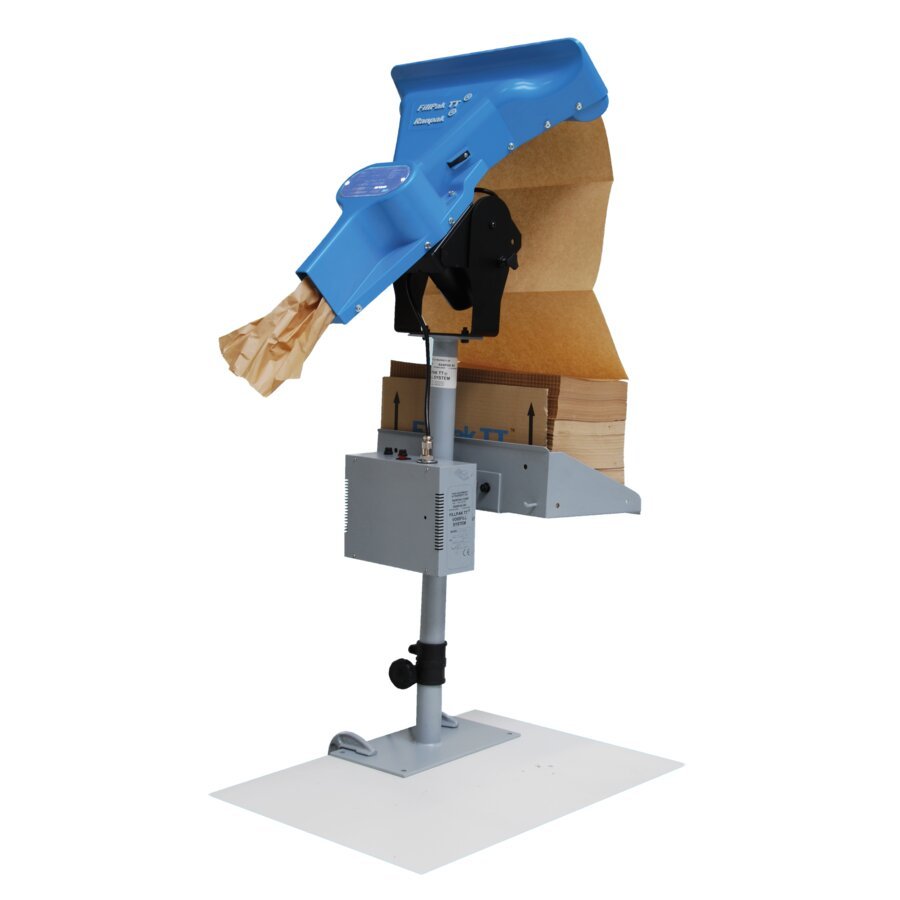 Das kompakte FillPak TT Papiersystem kann flexibel im Packbereich integriert werden Das kompakte FillPak TT Papiersystem kann flexibel im Packbereich integriert werden