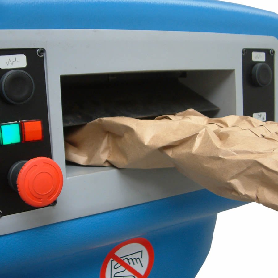 Die Papierpolster sind 17cm breit