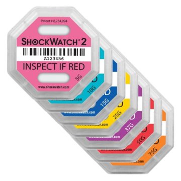 Shockwatch 2 - Stoßindikator zur Transportüberwachung von Packstücken