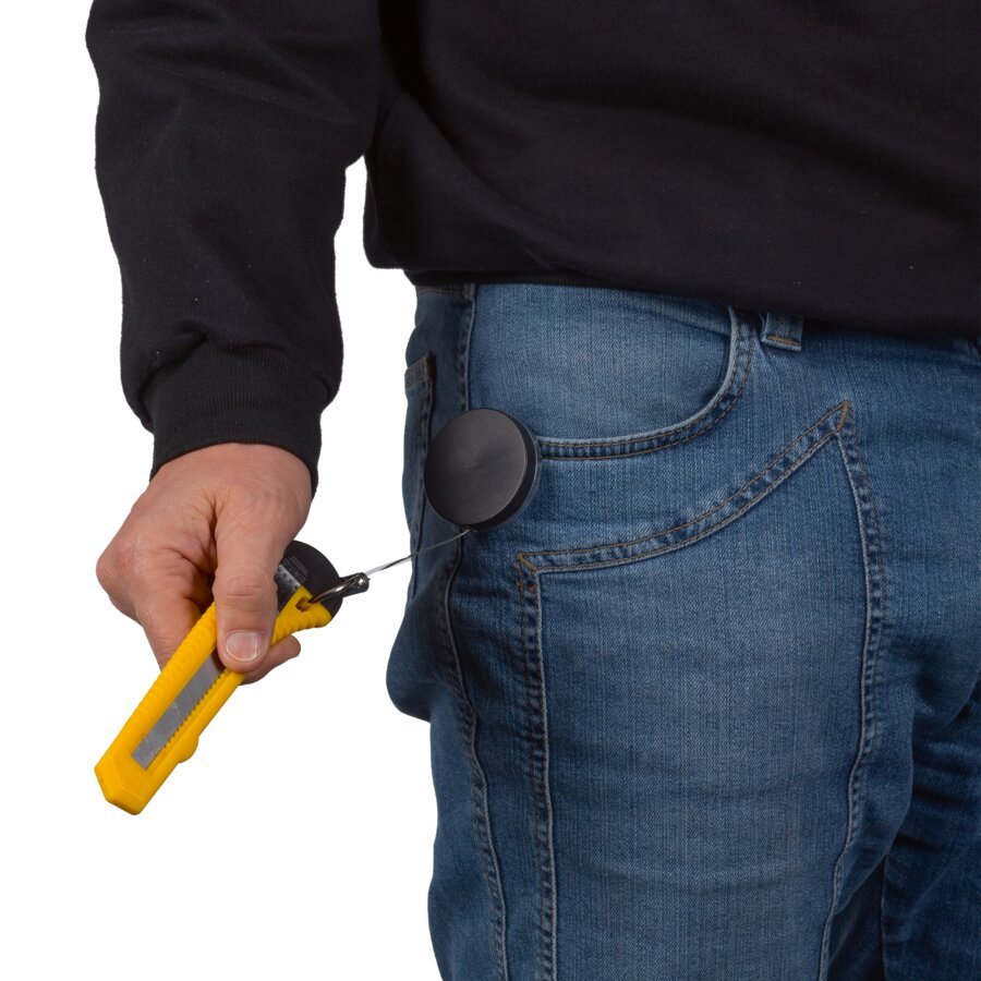 Messerhalter mit 1m Zugbandnge