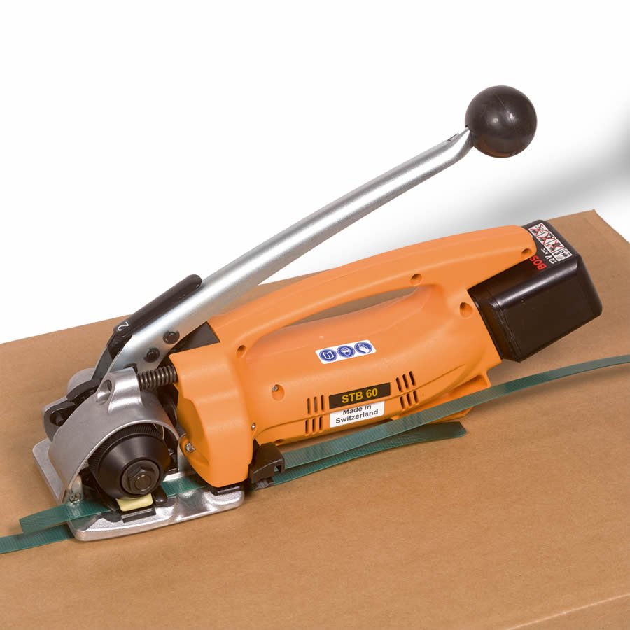 Elektronischer Verschluss ohne Hlsen: PP- und PET-Bnder werden sicher verschweit