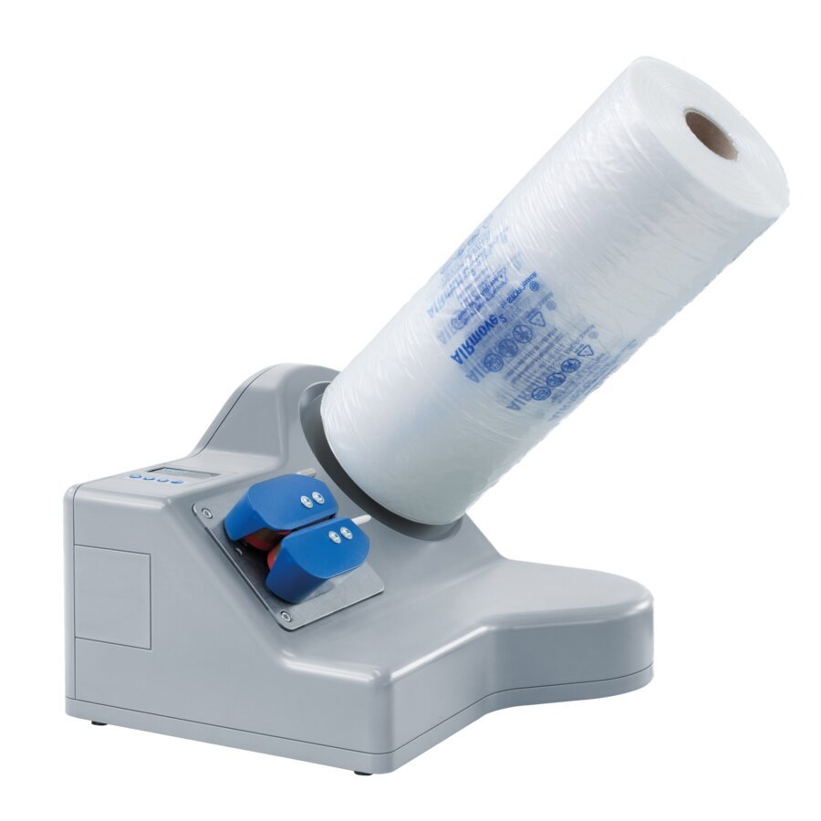 Die bentigten Folienrollen knnen einfach aufgesteckt und wieder abgenommen werden