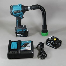 Akku-Geblse Makita DAS180 fr Stauscke mit Mehrwegventil