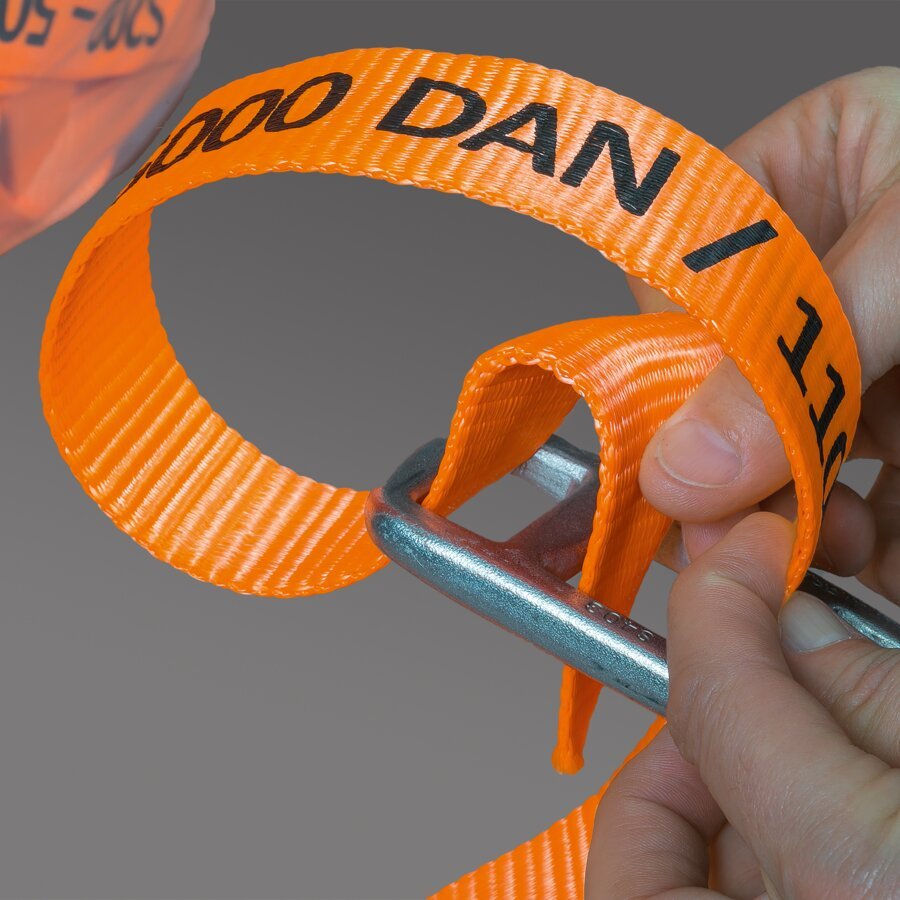 Spanngurte lassen sich damit einfach verarbeiten