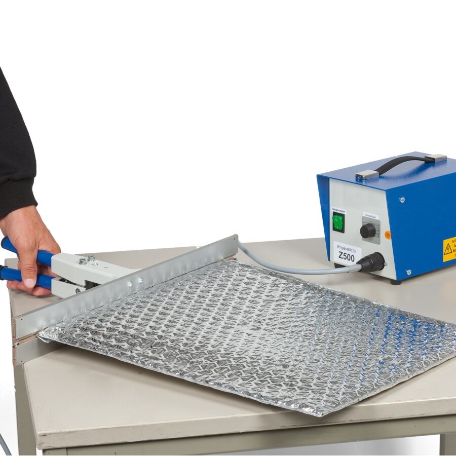 Mit der Schweizange lassen sich alle Folien schnell und einfach verschweien