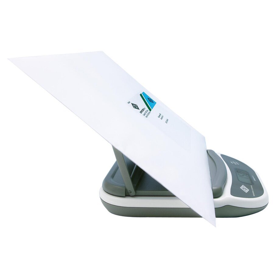 Briefwaage mit aufklappbarem Wiegeteller Briefwaage mit aufklappbarem Wiegeteller