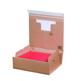 E-Commerce Karton 330 x 290 x 120 mm braun mit Begleitpapier-Fach