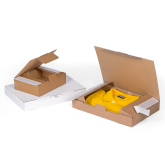 Postkarton mit SK-Verschluss 243 x 170 x 45 mm wei�