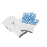 Feinstrick-Handschuhe mit Noppenbeschichtung fingerlos Gr��e 8