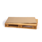 Zwischenlage aus Rollenwellpappe 1-wellig 1200 x 800 mm 100% recycelt