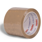 Paketband PVC Monta 281 75 mm braun