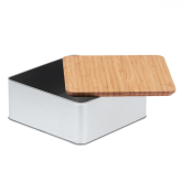 Blechdose eckig 150 x 150 x 65 mm