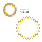 Elastikh�lle 340 mm natur