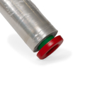 Detailansicht der kernlosen Recycling-Stretchfolie. 