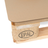 Zwischenlage aus Wellpappe mit gerundeten Ecken 2-wellig 780 x 1180 mm