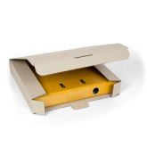 Ordnerkarton Graskarton mit Steck-Verschluss 325 x 295 x 54 mm