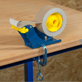 Tischabroller f�r Klebeband blau