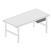 Verschlie�bare Schublade 460 x 495 x 120 mm f�r Packtisch 