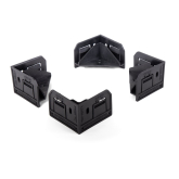 Verbindungsecke f�r Steckkisten 10 mm Nennweite 109 x 109 x 79 mm
