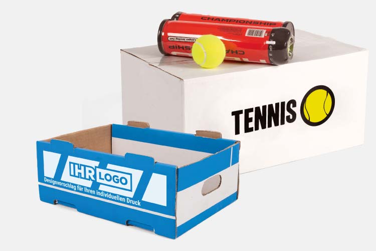 Bedruckte Kartons im Corporate Design