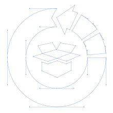 TransPack-Krumbach Logo vektorisiert